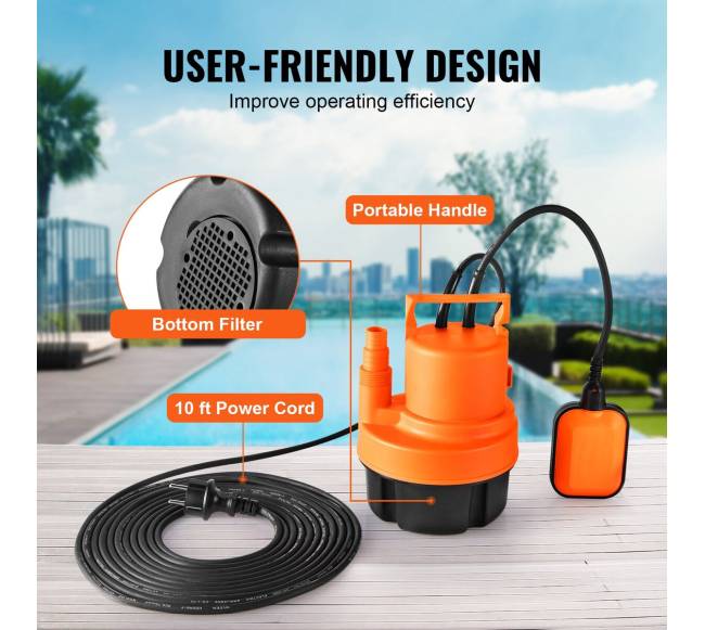 Panardinamas siurblys 320W 6000 Lval 7 m4