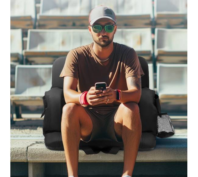 Šildoma sulankstoma kėdė su atlošu (2 vnt.)7