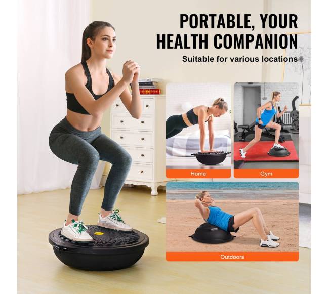 66 cm pusiau rutulio formos treniruočių kamuolys su juostomis5