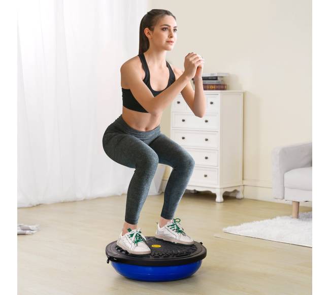 66 cm pusė treniruočių kamuolio su pasipriešinimo juosta7