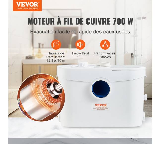 Maceratorius siurblys su 3 įleidimais1