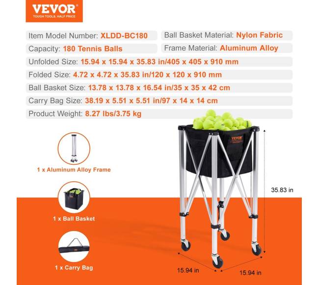 teniso kamuoliukų krepšys su ratukais6