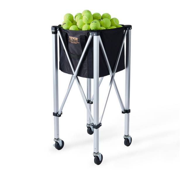 Teniso kamuoliukų vežimėlis su ratukais 150 kamuolių10