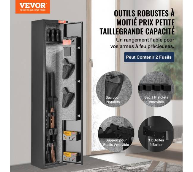 Ginklų seifas su skaitmenine klaviatūra1