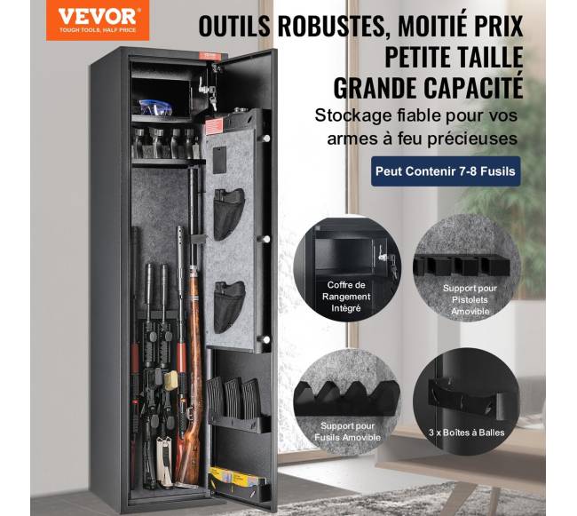 7-8 šautuvų seifas su skaitmenine klaviatūra1