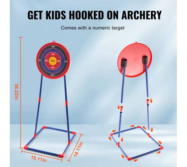 Vaikiškas lankų ir strėlyčių rinkinys su LED4