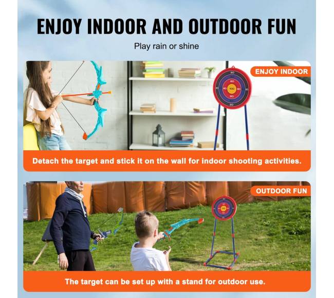 Vaikiškas lankų ir strėlyčių rinkinys su LED5