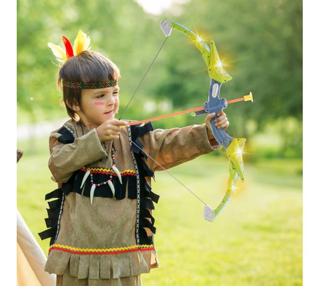 Vaikiškas lankų ir strėlyčių rinkinys su LED10