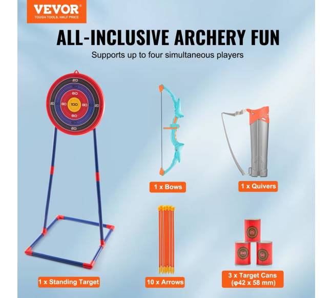 Vaikų šaudymo lankas su LED ir 10 strėlių1