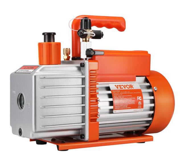 5 CFM dviejų pakopų vakuuminis siurblys0