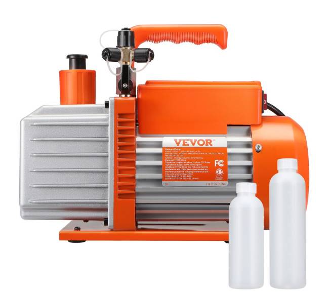 5 CFM dviejų pakopų vakuuminis siurblys8