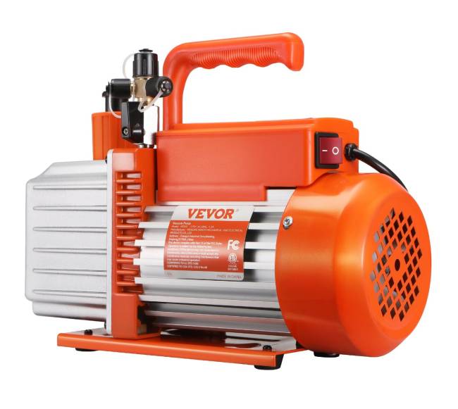 5 CFM dviejų pakopų vakuuminis siurblys9