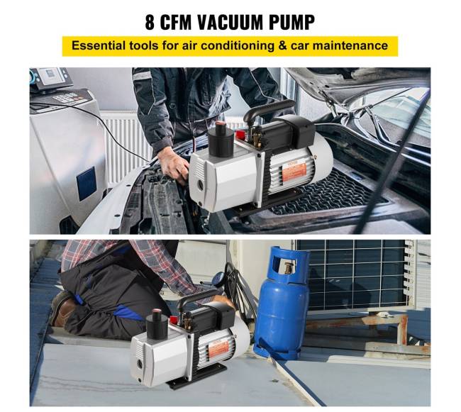 Dviejų pakopų vakuumo siurblys 8 CFM2