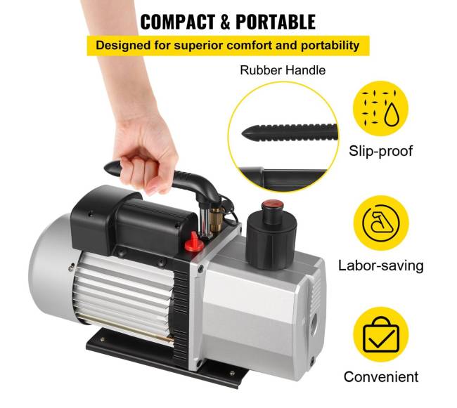 Dviejų pakopų vakuumo siurblys 8 CFM6