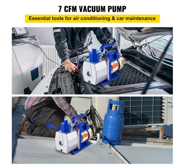 Vakuuminis siurblys vienos pakopos 7 CFM, 12 AG2