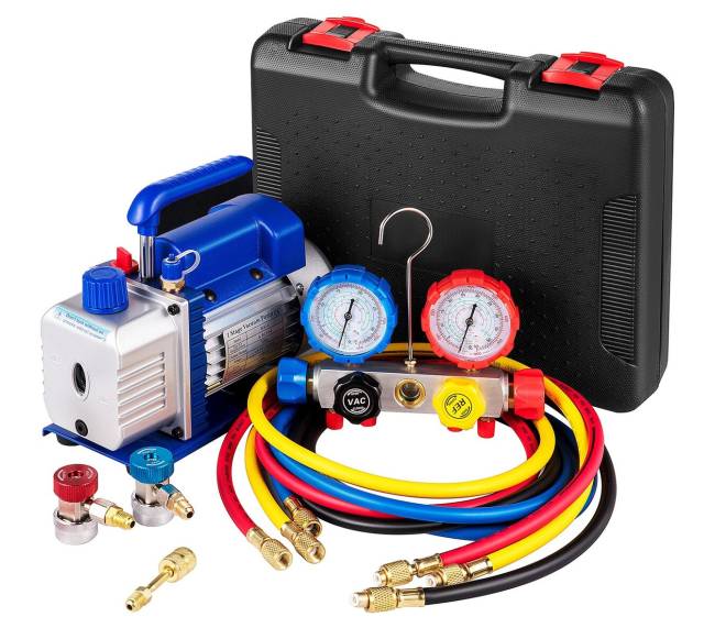 Heakinio pompa su matuokliu ir komplektu0