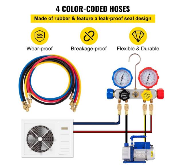 Heakinio pompa su matuokliu ir komplektu4