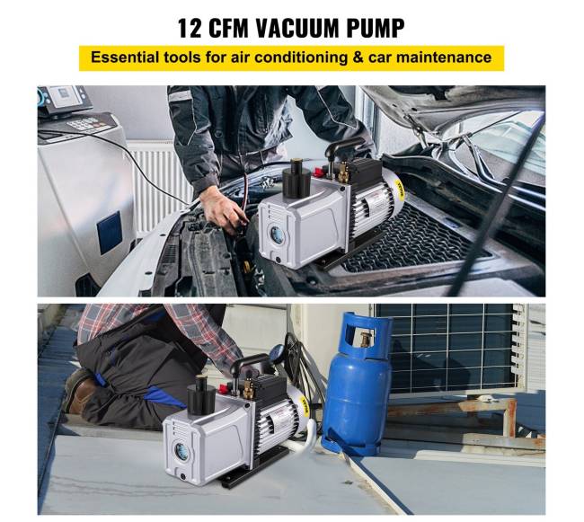 Dvigubo veikimo vakuuminis siurblys 12CFM1