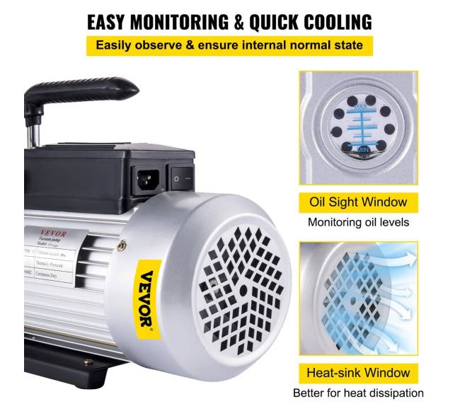 Dvigubo veikimo vakuuminis siurblys 12CFM4