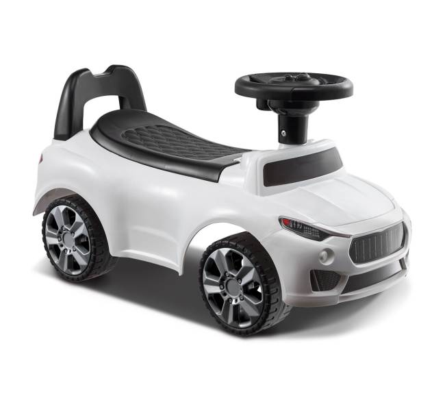 Stumdomas automobilis vaikams 1-3 metų baltas9