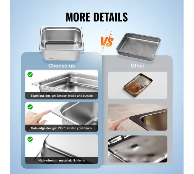 6 vienetų 12 dydžio nerūdijančio plieno puodai5