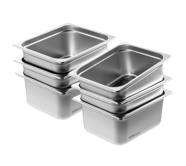 6 vienetų 12 dydžio nerūdijančio plieno puodai8