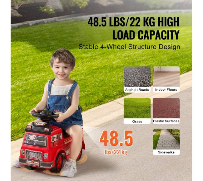 Vaikiška mašinėlė vaikams 1-3 metų raudona2