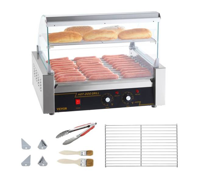 Elektrinė 30 dešrainių grilis 11 ritinėlių8