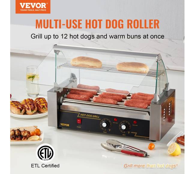 Elektrinė dešrelių grilio mašina su 12 dešrelėmis1