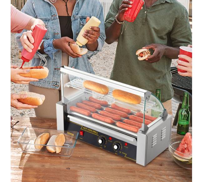 Elektrinė dešrelių grilio mašina su 12 dešrelėmis7