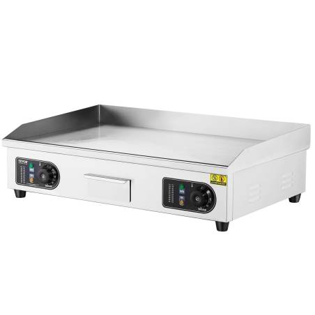 Elektrinė grilinė 4400 W stalviršio kepimo paviršius0