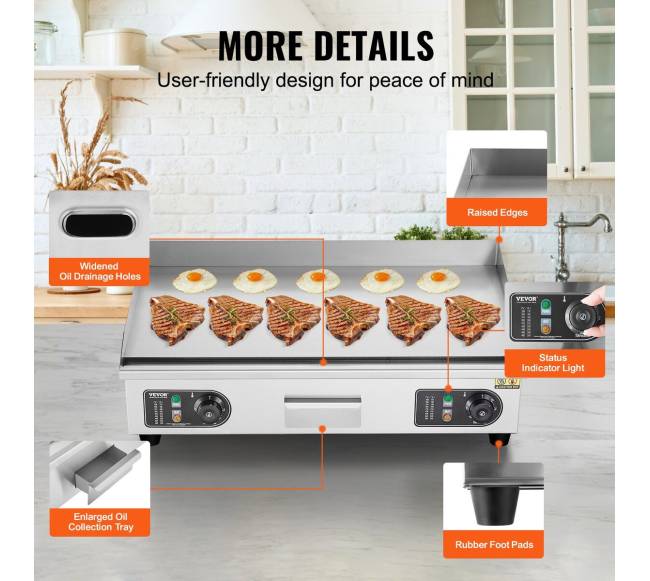 Elektrinė komercinė keptuvė stalviršiui5