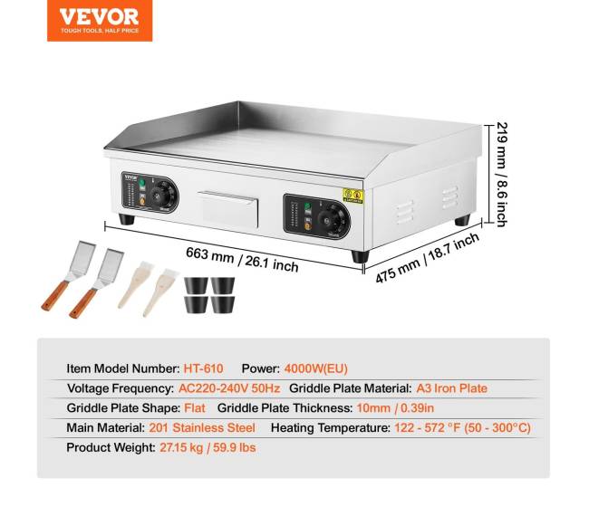 Elektrinė komercinė keptuvė stalviršiui6