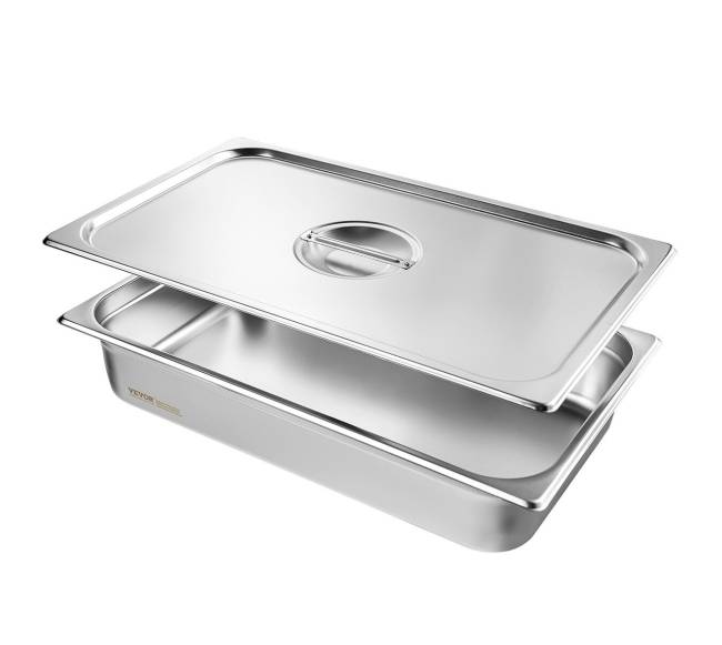 4 dalių pilno dydžio viešbučio garų stalčiai0