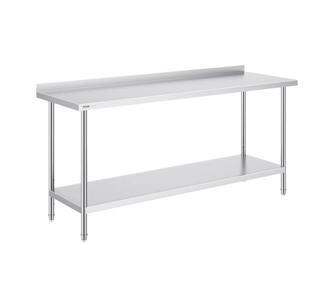 Nerūdijančio plieno maisto ruošimo stalas 61x183 cm9