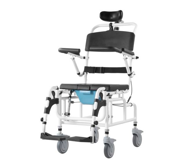 Dušo neįgaliųjų vežimėlis su aliuminio rėmu8