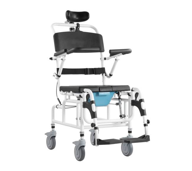 Dušo neįgaliųjų vežimėlis su aliuminio rėmu9