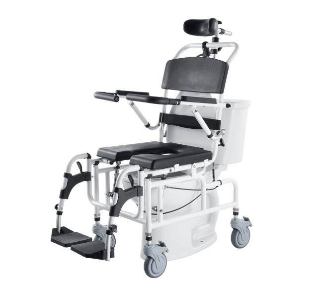 Dušo neįgaliųjų vežimėlis su aliuminio rėmu10