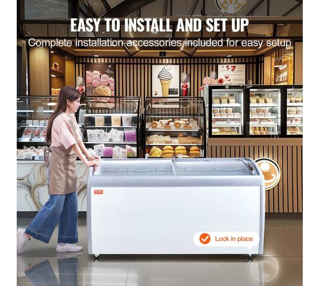 460 l talpos ledų vitrininė šaldymo dėžė5