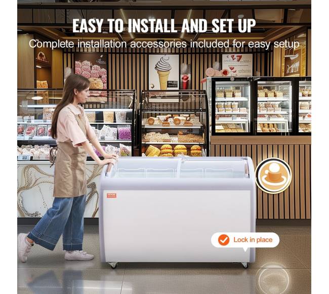 362 L komercinė ledų laikymo vitrina5