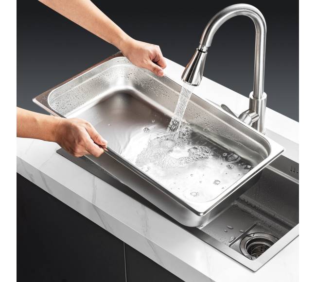 6 vienetų viešbučio garo stalčiukai plieniniai7