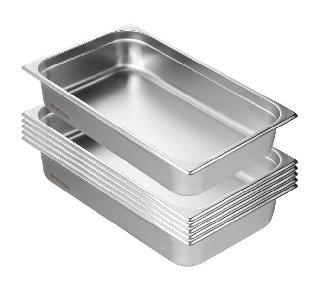 6 vienetų viešbučio garo stalčiukai plieniniai8