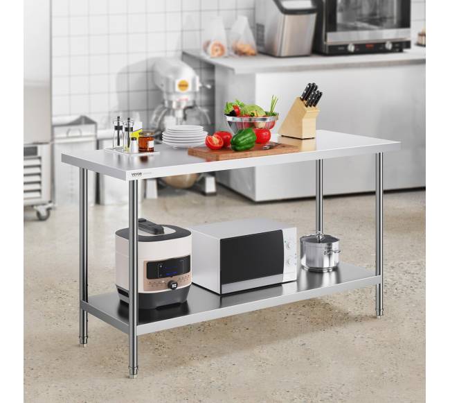 Nerūdijančio plieno darbo stalas maistui ruošti7