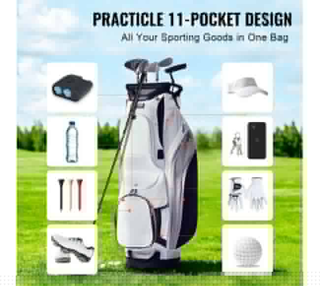 36 colių golfo vežimėlio krepšys su 14 pertvarų3