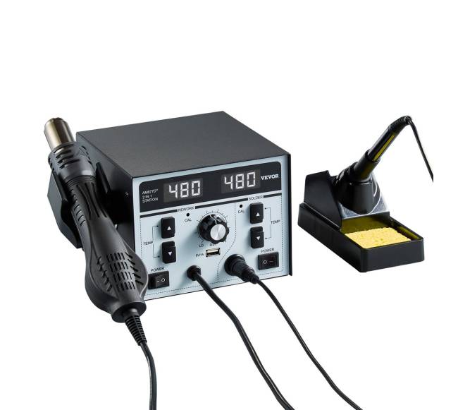 2-in-1 lituoklis su karšto oro stotimi 820 W9