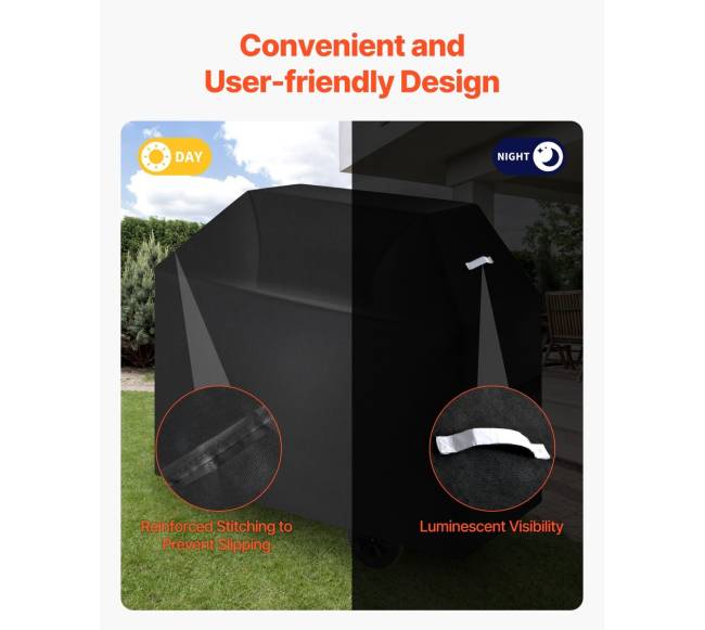 vandeniui atsparus 147 cm dujinių kepsninių uždangalas4