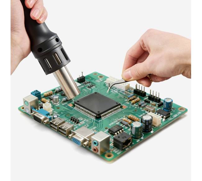 Karšto oro lituoklis 1000W su LED ekranu7