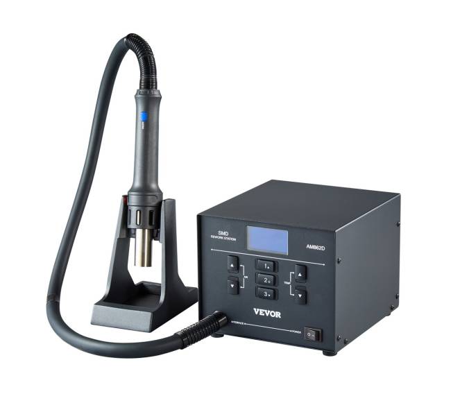 Karšto oro lituoklis 1000W su LED ekranu8