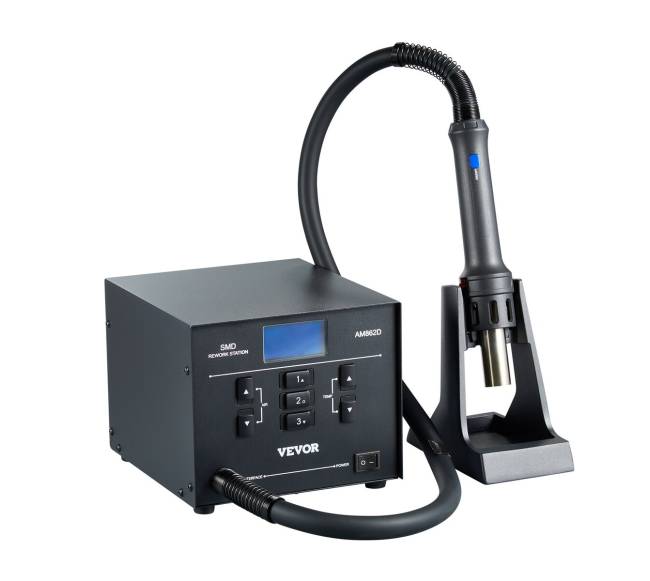 Karšto oro lituoklis 1000W su LED ekranu9