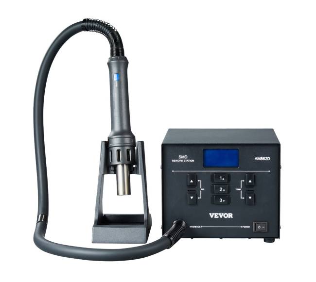 Karšto oro lituoklis 1000W su LED ekranu10